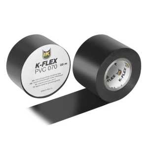 Лента ПВХ PVC AT 070 50мм х 25м черный K-flex 850CG020003 Лента ПВХ PVC AT 070 50мм х 25м черный K-flex 850CG020003