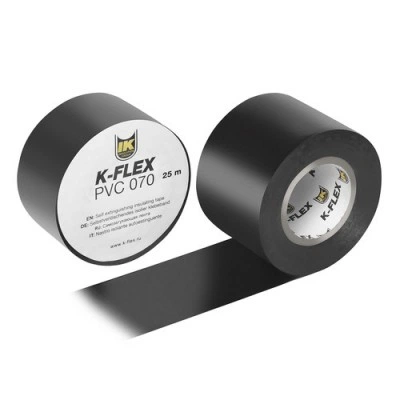 Лента ПВХ PVC AT 070 50мм х 25м черный K-flex 850CG020003 Лента ПВХ PVC AT 070 50мм х 25м черный K-flex 850CG020003